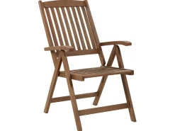 Set bistrot con cuscini Pieghevole AMANTEA Legno d'acacia Blu