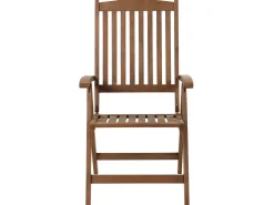 Set bistrot con cuscini Pieghevole AMANTEA Legno d'acacia Blu