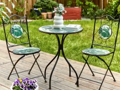 Set bistrot Pieghevole COZZANA Metallo Nero
