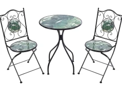 Set bistrot Pieghevole COZZANA Metallo Nero