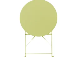 Set bistrot Pieghevole FIORI Metallo Verde lime