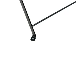 Set bistrot Pieghevole FIORI Metallo Nero