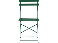 Set bistrot Pieghevole FIORI Metallo Verde scuro