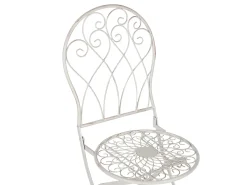 Set bistrot Pieghevole STIFFE Metallo Bianco