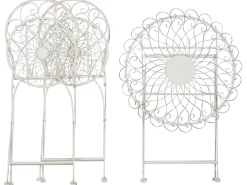 Set bistrot Pieghevole STIFFE Metallo Bianco