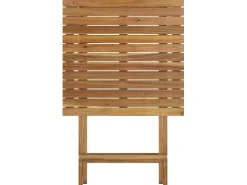 Set bistrot Pieghevole TERNI Legno d'acacia Marrone