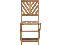 Set bistrot Pieghevole TERNI Legno d'acacia Marrone