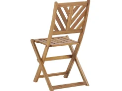 Set bistrot Pieghevole TERNI Legno d'acacia Marrone