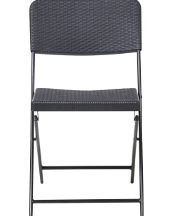 Set bistrot Pieghevole TRAPPETO Nero