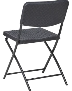 Set bistrot Pieghevole TRAPPETO Nero