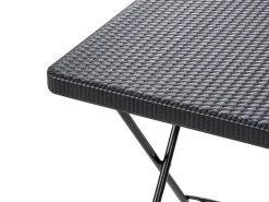 Set bistrot Pieghevole TRAPPETO Nero