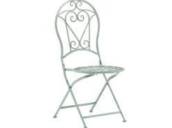 Set bistrot Pieghevole TRENTO Metallo Verde chiaro