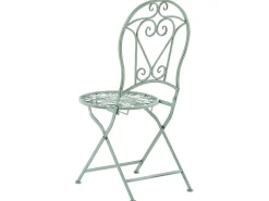 Set bistrot Pieghevole TRENTO Metallo Verde chiaro