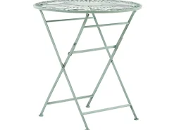 Set bistrot Pieghevole TRENTO Metallo Verde chiaro