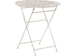 Set bistrot Pieghevole TRIESTE Metallo Beige chiaro