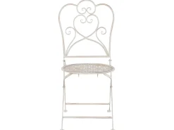 Set bistrot Pieghevole TRIESTE Metallo Beige chiaro