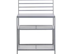 Set cucina da esterno 4 elementi con lavello MIRADOR Rattan sintetico (PE) Grigio