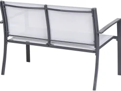 Set da giardino con tavolo 4 posti TAVOLETO Metallo Grigio