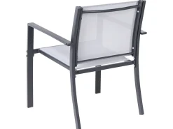 Set da giardino con tavolo 4 posti TAVOLETO Metallo Grigio