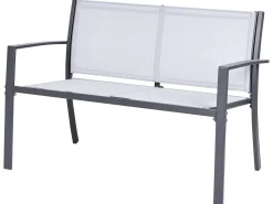 Set da giardino con tavolo 4 posti TAVOLETO Metallo Grigio