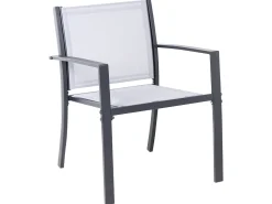Set da giardino con tavolo 4 posti TAVOLETO Metallo Grigio