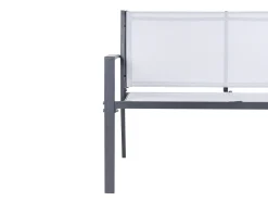 Set da giardino con tavolo 4 posti TAVOLETO Metallo Grigio