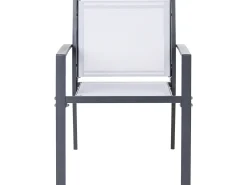 Set da giardino con tavolo 4 posti TAVOLETO Metallo Grigio