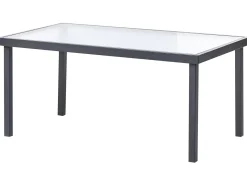 Set da giardino con tavolo 4 posti TAVOLETO Metallo Grigio