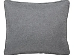 Set da giardino con tavolo 4 posti LATINA Metallo Grigio