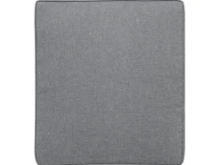 Set da giardino con tavolo 4 posti LATINA Metallo Grigio