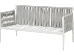 Set da giardino con tavolo 4 posti LATINA Metallo Grigio