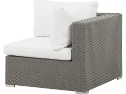 Set da giardino con tavolo 8 posti MAESTRO Modulare Rattan sintetico (PE) Tortora