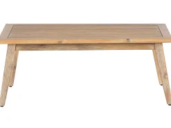 Set da giardino con tavolo 4 posti MERANO Legno d'acacia Grigio