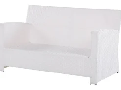 Set da giardino con tavolo 4 posti MARINO Rattan sintetico (PE) Bianco