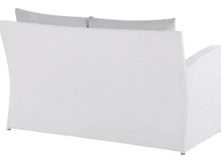 Set da giardino con tavolo 4 posti MARINO Rattan sintetico (PE) Bianco