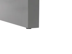 Set da pranzo da giardino con panche 4 posti TARANTO Cemento Grigio