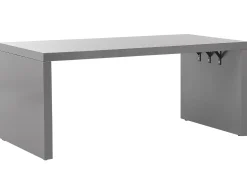 Set da pranzo da giardino con panche 4 posti TARANTO Cemento Grigio
