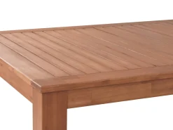 Set da pranzo da giardino con panche 6 posti MONSANO Legno d'eucalipto Marrone