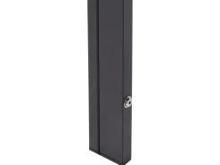 Set da pranzo da giardino con panche 6 posti NARDO Nero