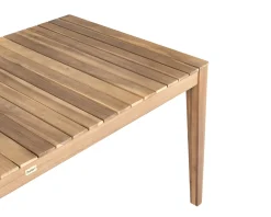 Set da pranzo da giardino con panche 6 posti CHIOGGIA Legno di acacia certificato Marrone chiaro