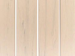 Set da pranzo da giardino con panche 6 posti COMO Beige