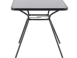 Set da pranzo da giardino 4 posti LIVO Metallo Nero