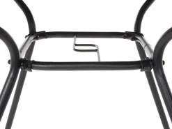 Set da pranzo da giardino 4 posti LIVO Metallo Nero