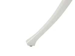 Set da pranzo da giardino 4 posti ANCONA con cuscini Metallo Bianco sporco