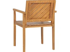Set da pranzo da giardino 4 posti BARATTI Legno d'acacia Marrone