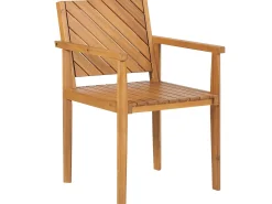 Set da pranzo da giardino 4 posti BARATTI Legno d'acacia Marrone