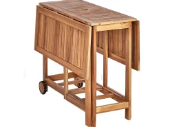 Set da pranzo da giardino 4 posti FRASSINE Legno d'acacia Marrone