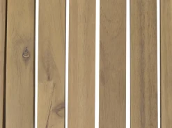 Set da pranzo da giardino 4 posti LASCARI Pieghevole Legno d'acacia Marrone chiaro