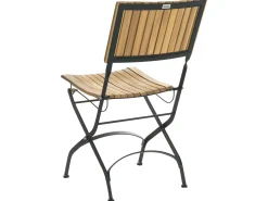 Set da pranzo da giardino 4 posti LASCARI Pieghevole Legno d'acacia Marrone chiaro