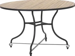 Set da pranzo da giardino 4 posti LASCARI Pieghevole Legno d'acacia Marrone chiaro